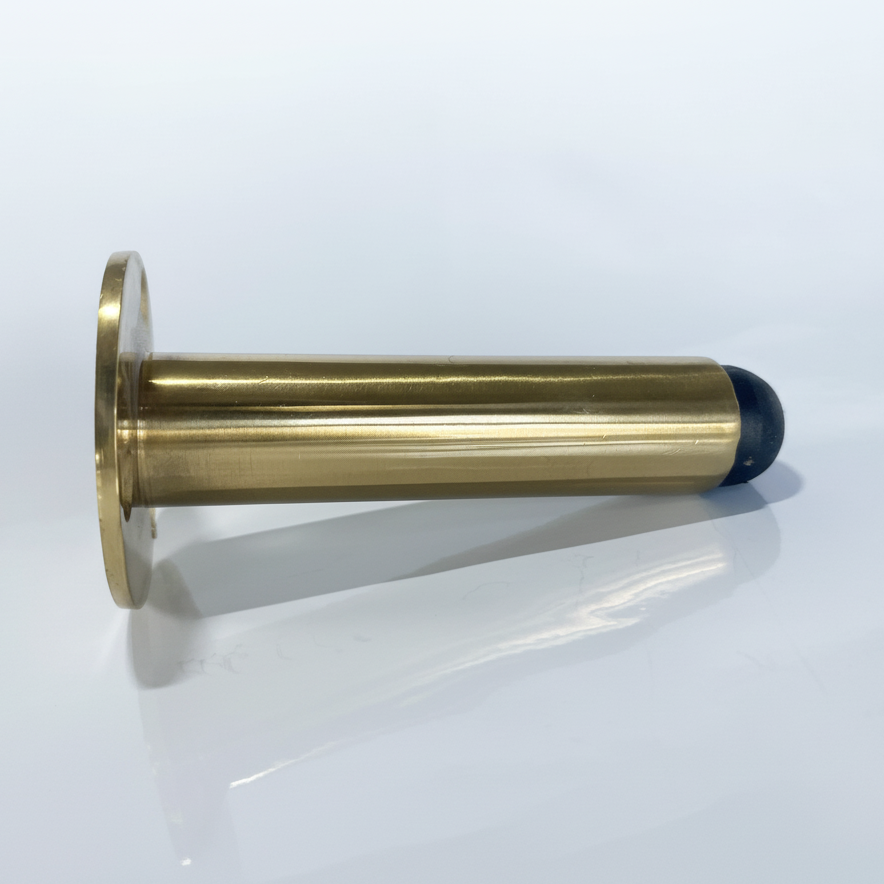 Door Stop - Polished Brass - 76mm