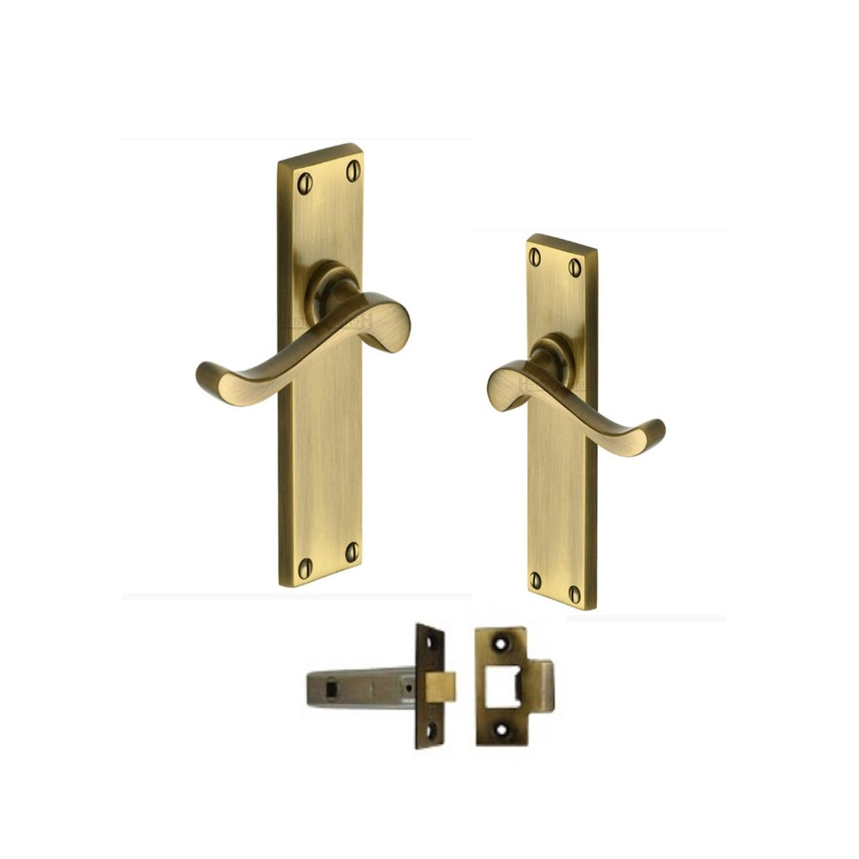 Victorian Lever Door Handles With Latch - Antique Style