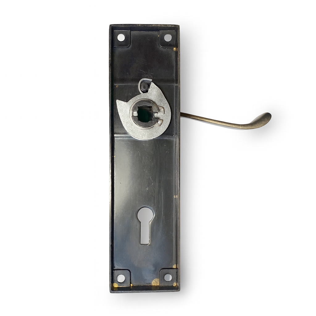 Victorian Lever Door Handles With Keyhole - Antique Style