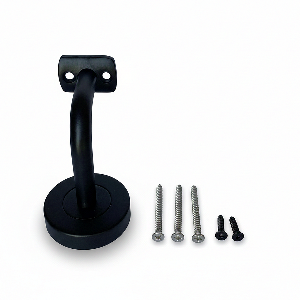 Handrail Bracket - Black - Commercial Grade