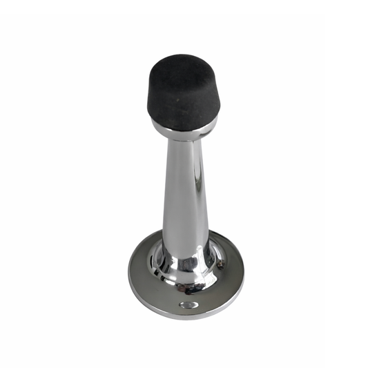 Solid Brass Chrome Door Stops - 80mm Projection - door stop product photo