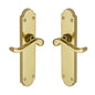 Heritage Lever Door Handles - Polished Brass