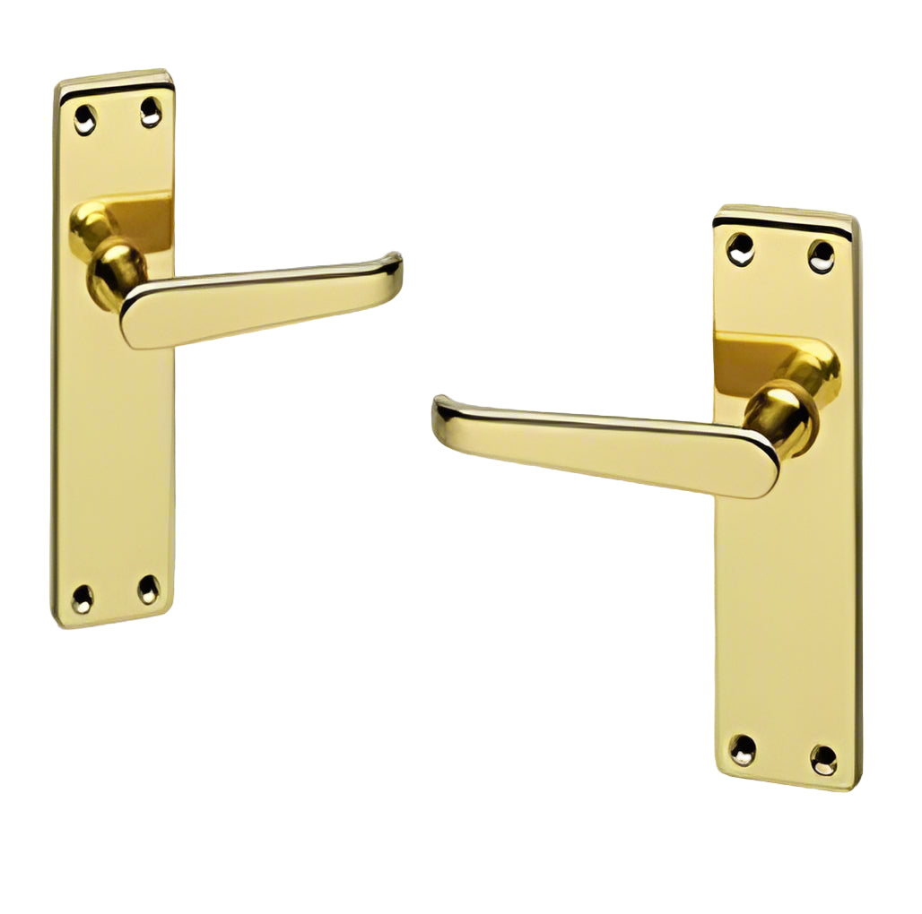Highmark Lever Door Handles - Polished Brass