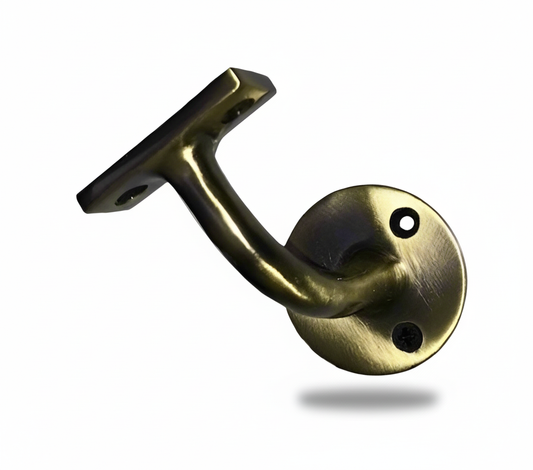 Brass Handrail Bracket - Antique Style