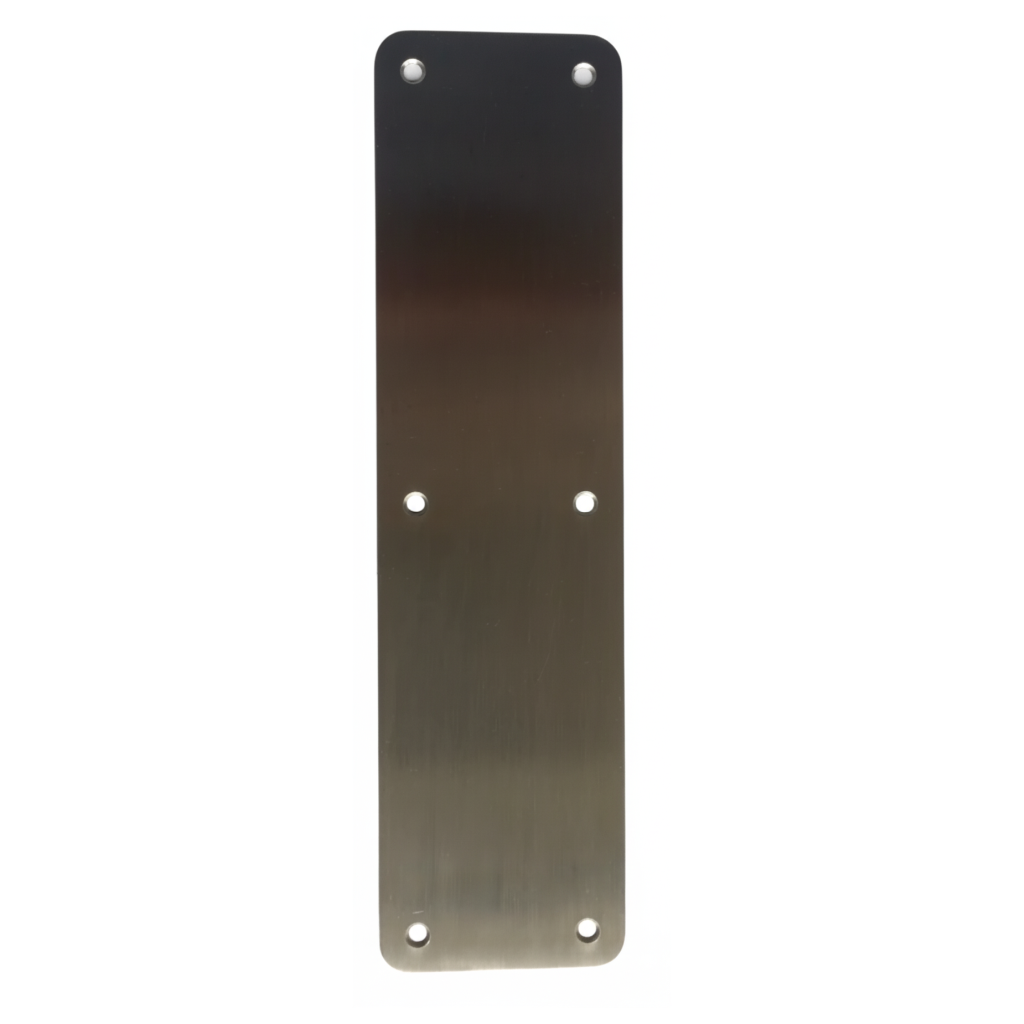 Door Push Plate Plain - Stainless Steel - Closeout Special