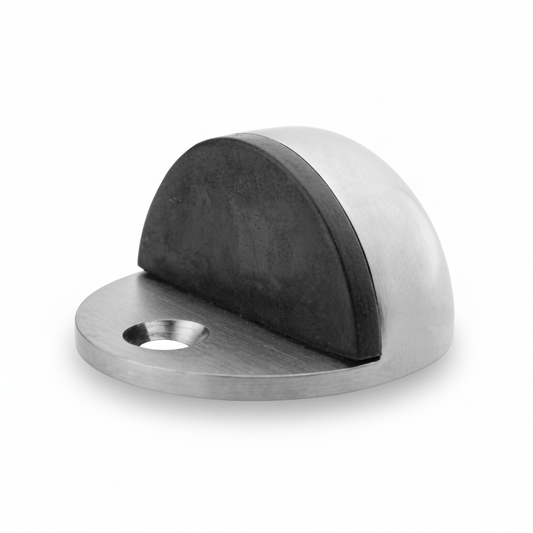 Door Stop - Stainless Steel - Floor Mount Dome