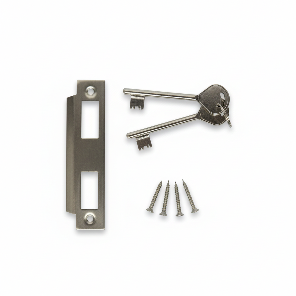 Mortice Lock With Keys - Chrome